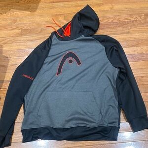Men Head brand XXL black hoodie